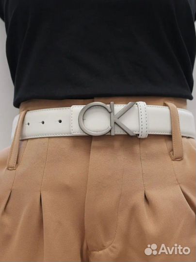 Ремень женский Calvin klein кожаный