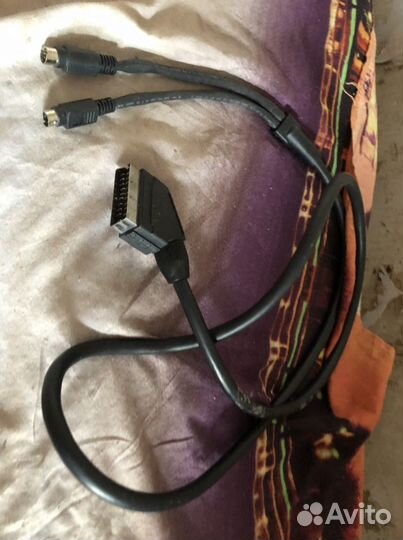 Кабель scart - S video 2 разъёма