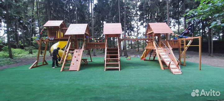 Детская площадка для дачи, городок Савушка Люкс 1