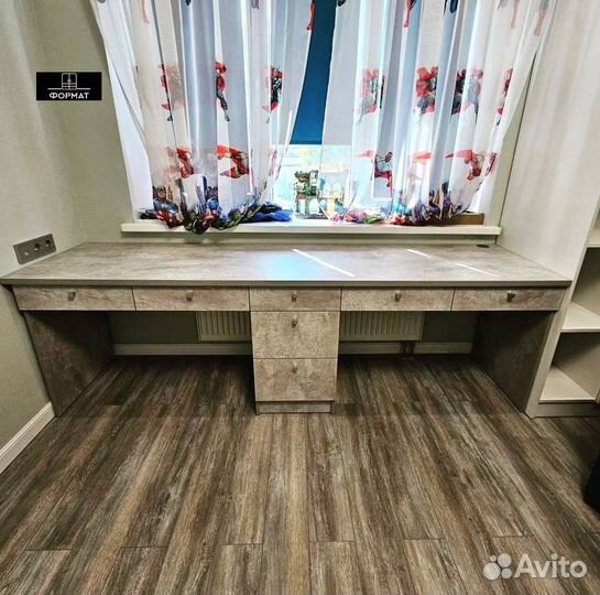 Гарнитур, рабочая зона для школьников под заказ