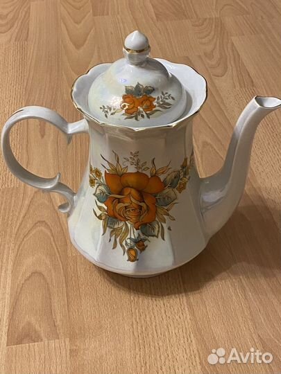 Чайник заварочный фарфоровый большой