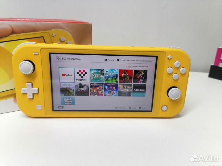 Свежая Nintendo Switch Lite 160gb/999игр/Желтый