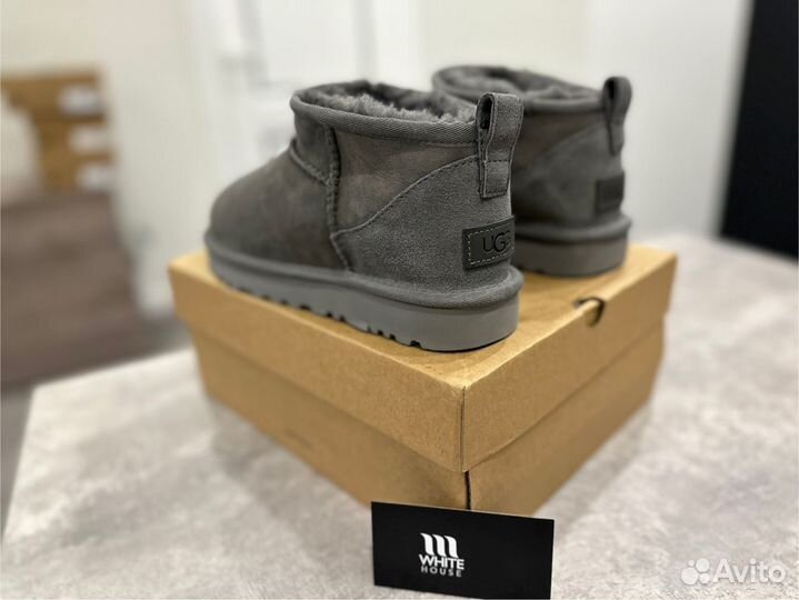 Ugg Classic Ultra mini Grey Оригинал