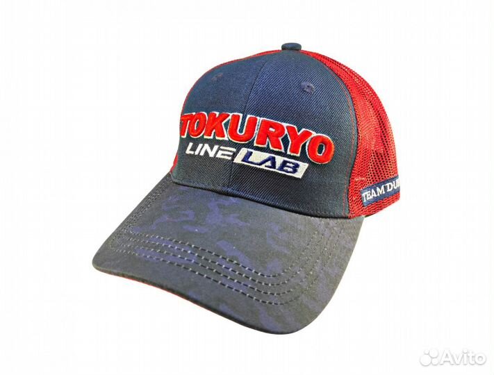 Кепка (бейсболка) Tokuryo Camo Blue-Red