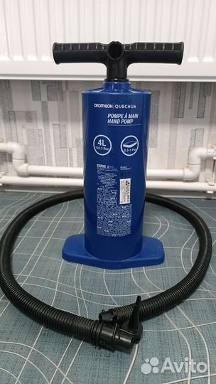 Насос двухходовой декатлон 4Л для матрасов