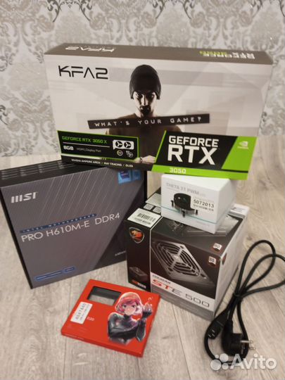 RTX 3050, Core i3 12100F, Игровая машина, DNS