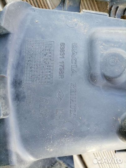 Пыльник двигателя renault левый