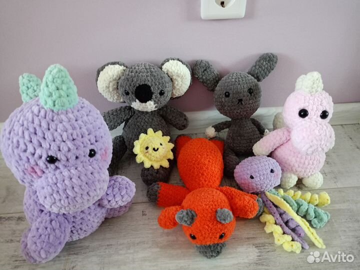 Вязаные игрушки ручной работы
