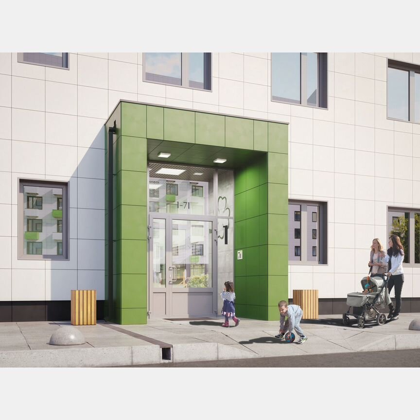 2-к. квартира, 51,5 м², 6/9 эт.