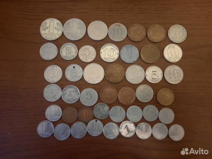 Монеты Германия фрг ГДР