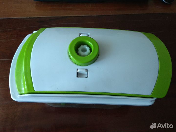 Кухонный комбайн ручной, овощерезка с контейнером