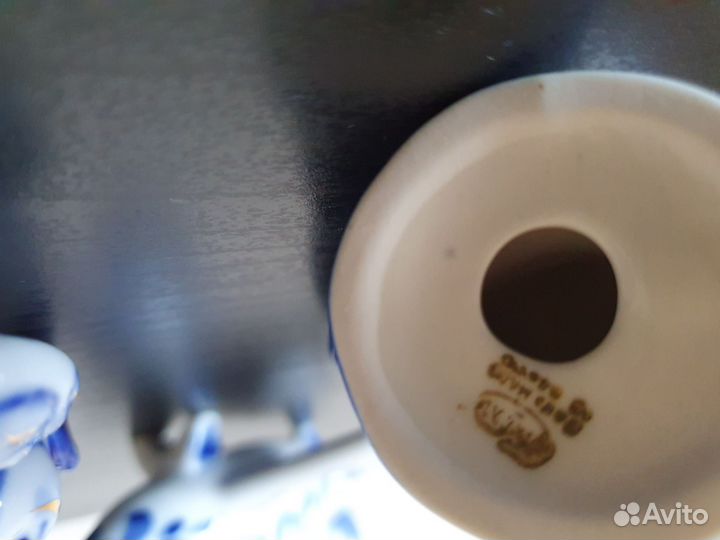 Фигурки,Гжель,настоящии