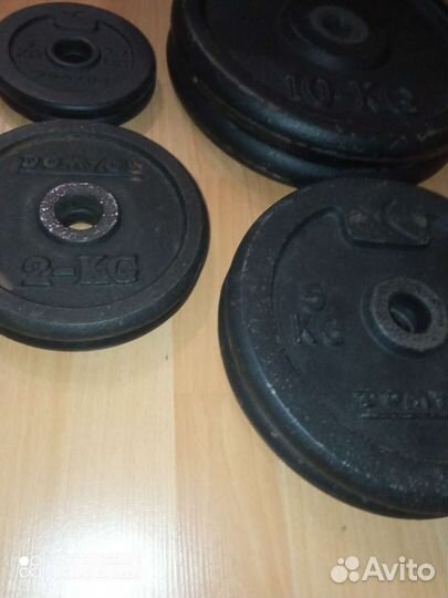 Гантели и блины