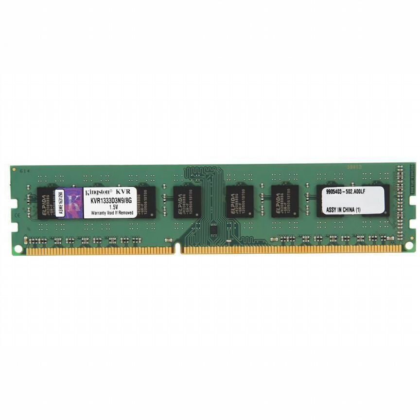 [KVR1333D3N9/8G] Оперативная Память Kingston 8gb Kvr1333d3n9/8g