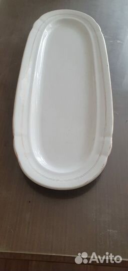 Антикварное большое блюдо Кузнецова