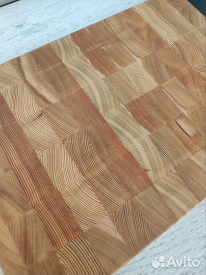 Доска кухонная разделочная торцевая из массива