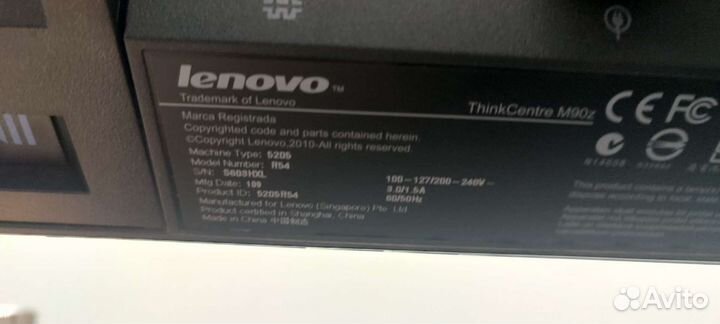 Моноблок lenovo thinkcentre