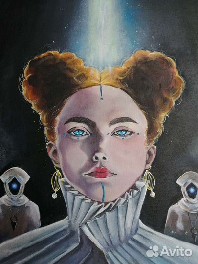 Интерьерная Картина акрилом на холсте