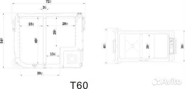 Автомобильный холодильник Alpicool T60 60 литров