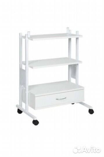 Стеллаж столик тумба косметолога мастера педикюра