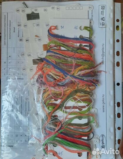 Набор для вышивания крестом риолис