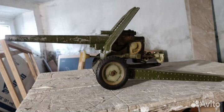 Советская игрушка пушка