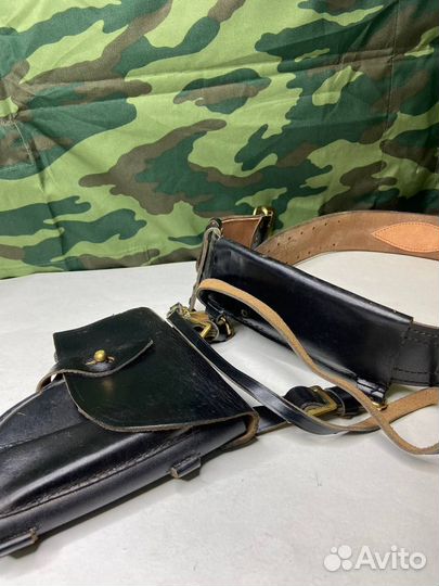 Ремень офицерский портупея СССР с кобурой вмф