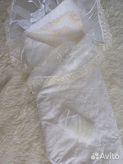 Конверт-одеяло на выписку летний