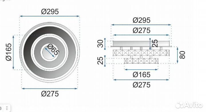 Потолочный светильник App 412-c
