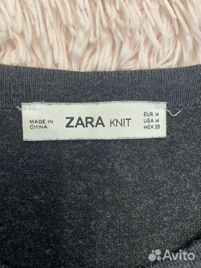 Серый джемпер Zara
