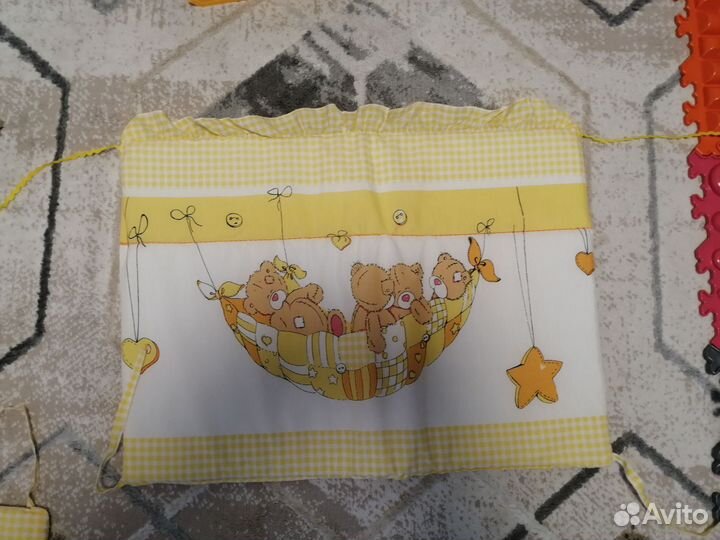 Бортики в кроватку набор