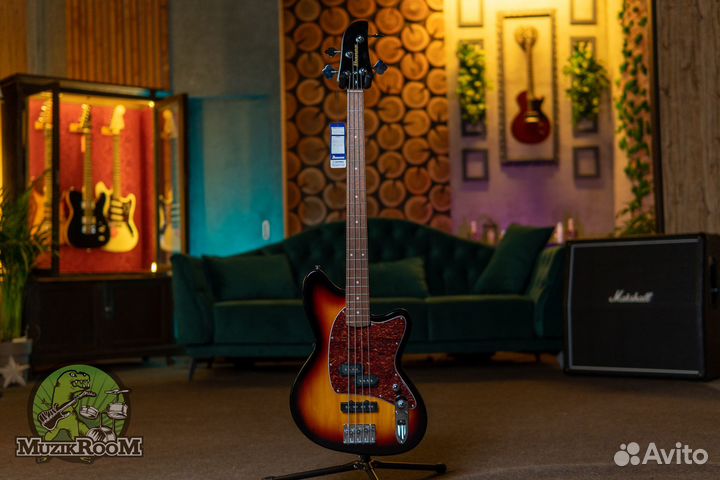 Ibanez Talman Bass TMB100-TFB Tri Fade Burst