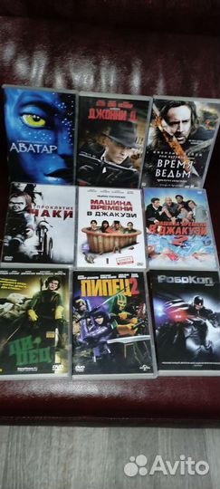 Диски Blu-ray, Blu-ray 3D, DVD (концерты, мультики