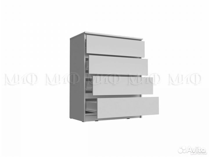 Комод 800 4 ящика белый Челси