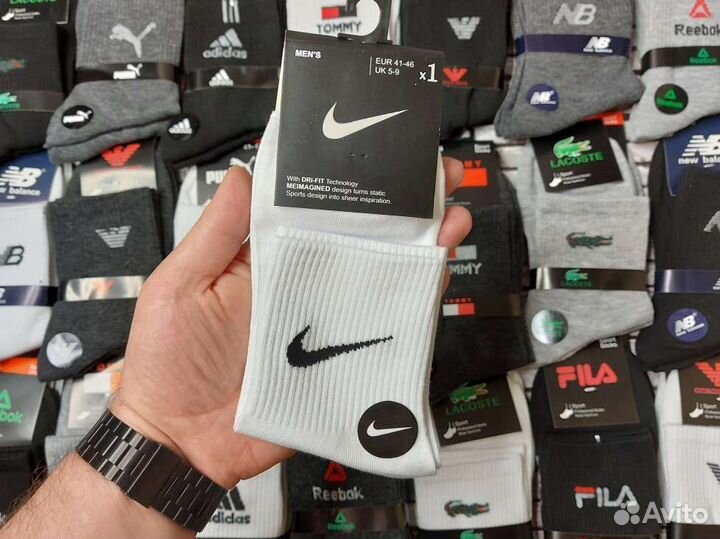 Носки Nike Adidas Puma Reebok