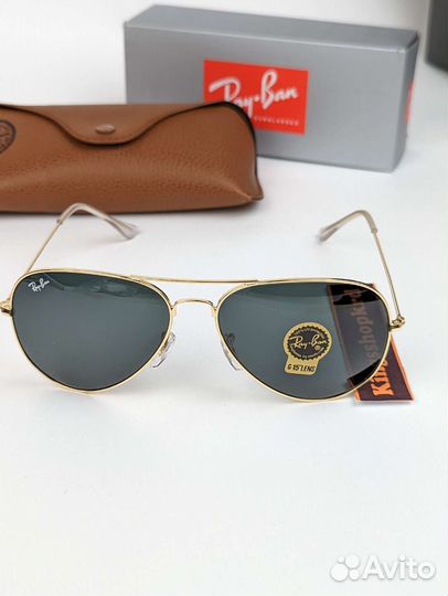 Очки Ray Ban Aviator Gold