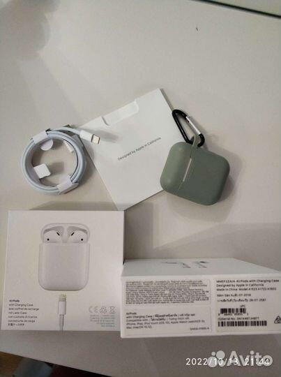 Беспроводные наушники apple airpods оригинал
