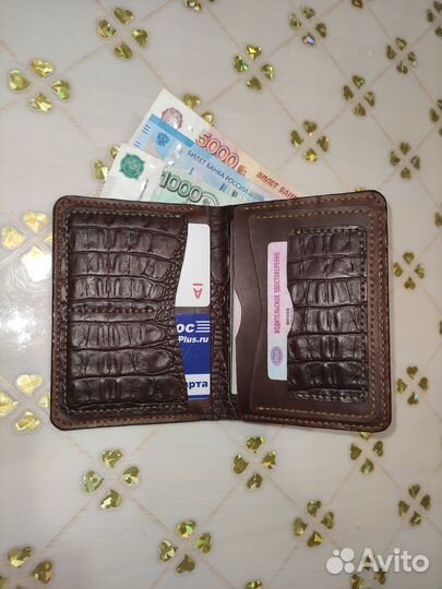 Докхолдер из натуральной кожи