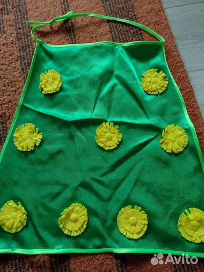 Накидка костюм новогодний Одуванчик