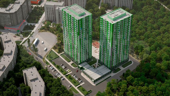 2-к. квартира, 57,3 м², 1/25 эт.
