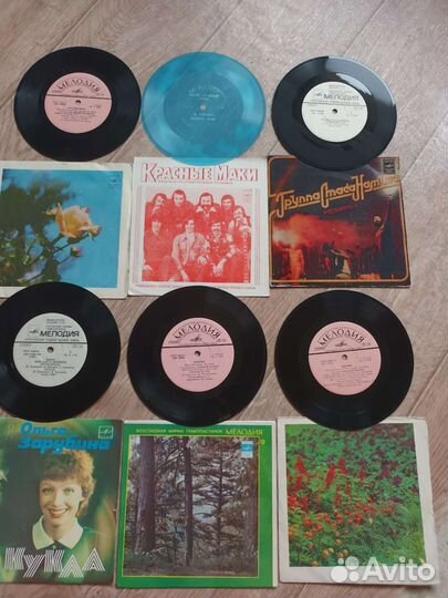 Виниловые пластинки и гибкие грампластинки