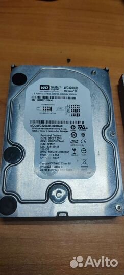 Продам жесткие диски 320,160,40 GB