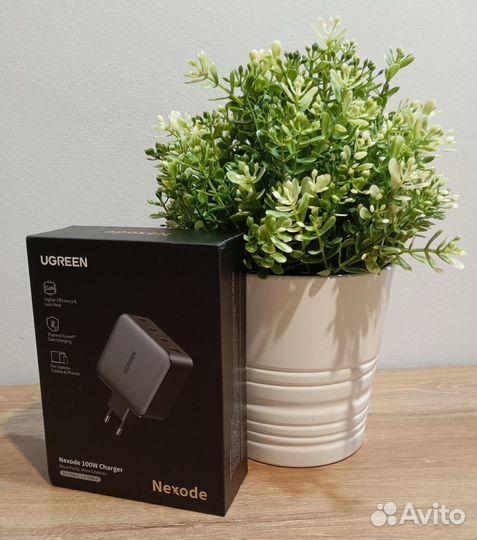 Сетевое зарядное устройство Ugreen CD226 100W GaN