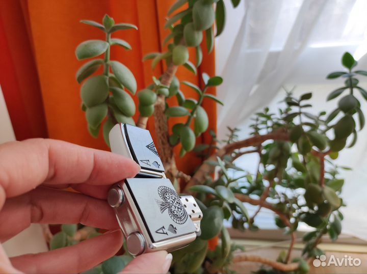 Металлическая пряжка с зажигалкой для ремня