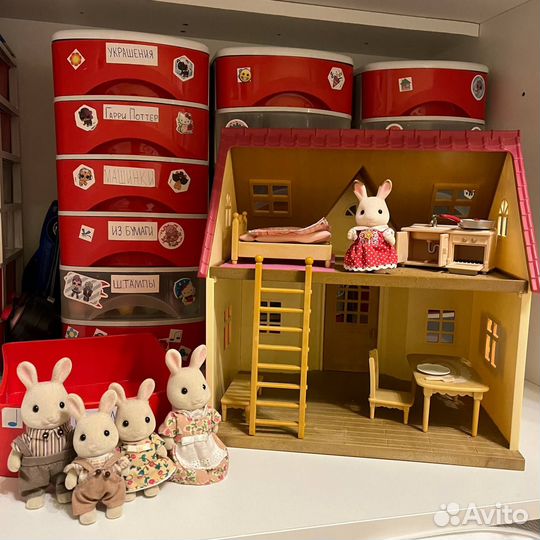 Sylvanian Families Дом Марии и Молочные кролики