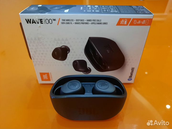 JBL wave 100 и JBL wave 200 беспроводные наушники
