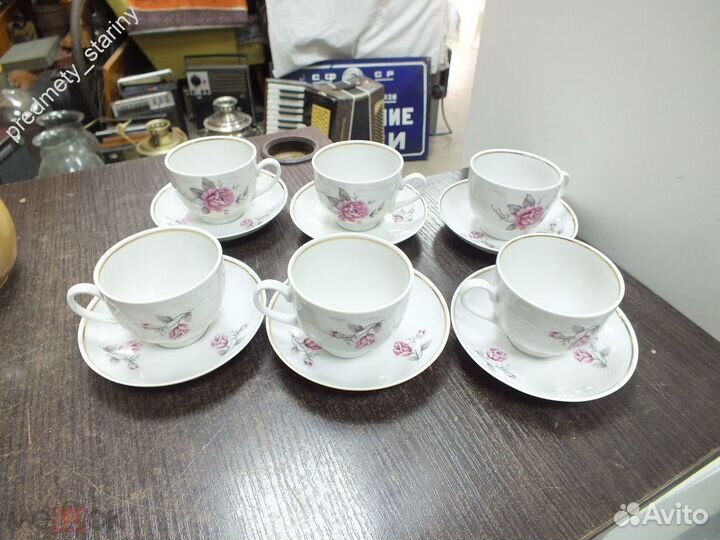 Сервизы и чайные пары эпохи СССР