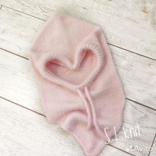 Капор Снуд пух норки капюшон