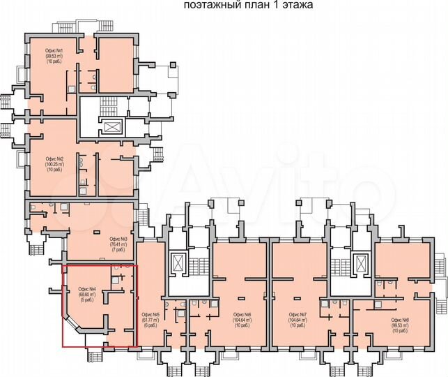 Торговая площадь, 68.6 м²