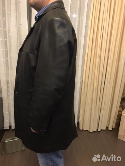 Кожаный плащ
